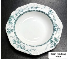 Πιάτο Βαθύ Πορσελάνης 23εκ. Tiffany Green Oriana Ferelli PR24324G02