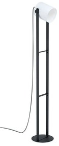 Φωτιστικό Δαπέδου 'Hornwood 1' 43429 Black-White Eglo Metal, Fabric