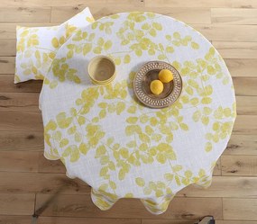 Τραπεζομάντηλο Στρογγυλό Santika Yellow d.180cm - Nef-Nef Homeware