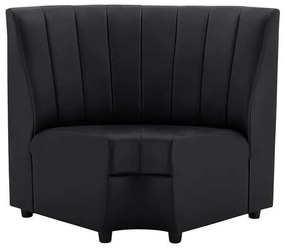 Corner Unit for Sofa Landon  Pu Black 118x66x93cm