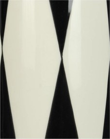 Βάζο ArteLibre Με Σχέδιο Μαύρο Δολομίτης 11x11x39cm