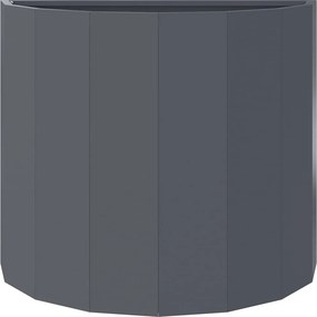 vidaXL Γλάστρα Ανθρακί 60 x 30 x 50 εκ. Ατσάλι