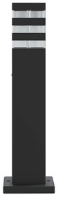 vidaXL Φωτιστικό Δαπέδου Εξ. Χώρου 3 τεμ. Μαύρο 50 εκ. Αλουμινίου