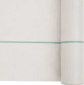 vidaXL Μεμβράνη Εδαφοκάλυψης Λευκή 2x25 μ. από Πολυπροπυλένιο