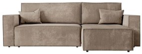 Γωνιακός Καναπές New Isabella Fylliana Μπέζ 270x160x90 εκ. 270x160x90 εκ.