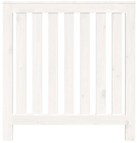 vidaXL Κάλυμμα Καλοριφέρ Λευκό 79,5x19x84 εκ. από Μασίφ Ξύλο Πεύκου