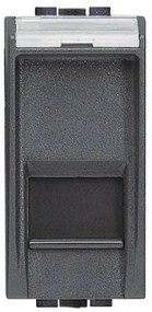 Πρίζα 1 Στοιχείου RJ45 CAT5E UTP Γραφίτης Bticino L4279C5E Legrand-L4279C5E-Ανθρακί L4279C5E