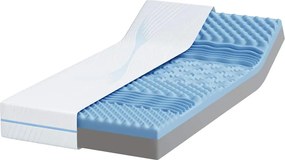 vidaXL Στρώμα Λευκό 80 x 160 cm Ζακάρ ύφασμα