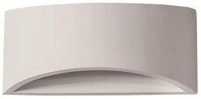 Απλίκα Τοίχου G9 2X6W Γύψος Οβάλ Large 147-53303 Λευκό Eurolamp-147-53303-Λευκό 147-53303