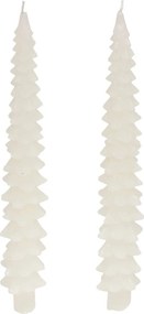 Κεριά Για Κηροπήγιο 25εκ. (Σετ 2τμχ) A-S White Tree 208429C
