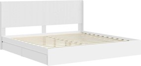 vidaXL Καλάθι με αποθήκη και κεφαλάρι Λευκό 180 x 200 cm