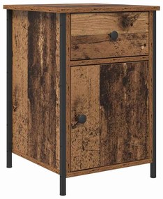vidaXL Κομοδίνο 2 pcs Παλαιό ξύλο 40 x 42 x 60 εκ. Επεξεργασμένο ξύλο