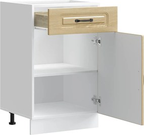 vidaXL ντουλάπι βάσης κουζίνας Kalmar Sonoma δρυς Επεξεργασμένο Ξύλο