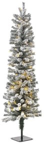 Χριστουγεννιάτικο Δέντρο Με Λαμπάκια Και Χιονισμένο Pre-Lit Snow Pencil Πλαστικό iliadis 150εκ. 74491