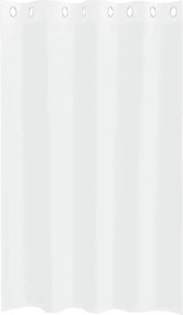 vidaXL Κουρτίνα βυσσινί 2 pcs Λευκό 175 x 140 εκ. Πολυεστέρας