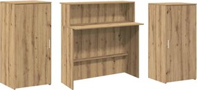 vidaXL Γραφείο υποδοχής 200x50x103,5 εκ. Επεξεργασμένο Ξύλο