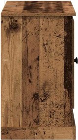 vidaXL Πλαϊνό γραφείο Παλιό Ξύλο 100 x 35,5 x 60 εκ.