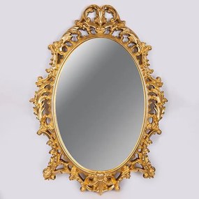 Καθρέπτης Τοίχου 751-12022 100x140cm Gold Estheti Home Glass,Polyresin