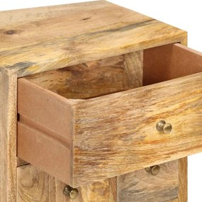 vidaXL Κομοδίνο 36 x 30 x 60 εκ. από Μασίφ Ξύλο Μάνγκο