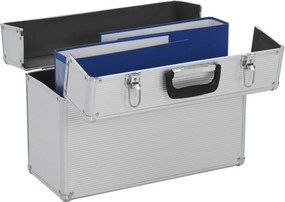 vidaXL Εργαλειοθήκη 47x36x20 εκ. Ασημί Αλουμινίου