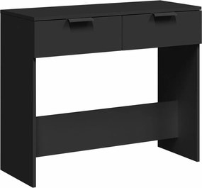 vidaXL Τραπέζι Κονσόλα Μαύρο 90 x 36 x 75 εκ. Επεξεργασμένο Ξύλο