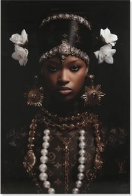 Πίνακας Home ESPRIT Λευκό Μαύρο Έντυπη 100 x 4 x 150 cm