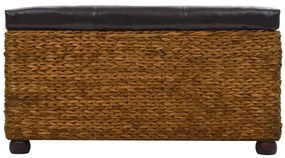 vidaXL Σετ Πάγκων 2 Τεμάχια Καφέ από Seagrass