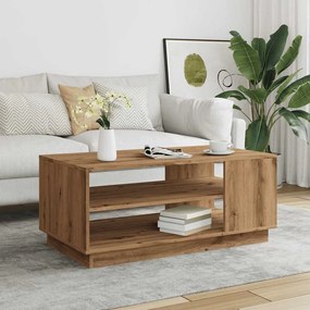 Τραπεζάκι σαλονιού Artisan Oak 102x55x43 cm Κατασκευασμένο ξύλο 856801