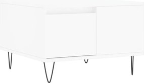 vidaXL Τραπεζάκι Σαλονιού Λευκό 55x55x36,5 εκ. από Επεξεργασμένο Ξύλο