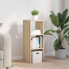 VidaXL Βιβλιοθήκη Στοιβαζόμενα Sonoma Δρυς 30x30x80 εκ. Επεξ. Ξύλο