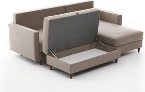 Corner Sofa Eva Right - Cream Cream