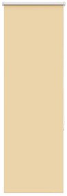 vidaXL Roller Blind Blackout Μπεζ 45x150 cm Πλάτος υφάσματος 40,7 cm