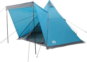 vidaXL Σκηνή Οικογενειακή Tipi 6 Ατόμων Αδιάβροχη Μπλε