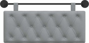 vidaXL Κρεμαστό Κεφαλάρι Ανοιχτό γκρι ύφασμα