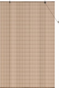 vidaXL Ρόλερ (στόρι) Καφέ 130 x 220 εκ Μπαμπού