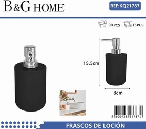 Θήκες κρεμοσάπουνου Dispenser πλαστικές - Σετ 5pcs - Black - 21787