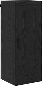 vidaXL Highboard Μαύρη Οξυά 34,5 x 34 x 180 εκ. Επεξεργασμένο Ξύλο