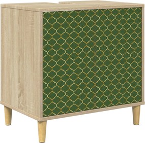 vidaXL Ντουλάπι Μπάνιου GELEEN Sonoma 60 x 40 x 60 εκ