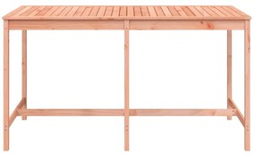 Τραπέζι κήπου 203,5x90x110 cm Douglas από μασίφ ξύλο - Καφέ