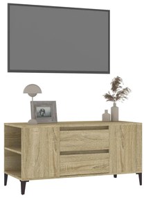 vidaXL Έπιπλο Τηλεόρασης Sonoma Δρυς 102x44,5x50 εκ. Επεξ. Ξύλο