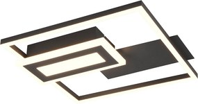 Φωτιστικό Πλαφονιέρα LED RL Spiro Black R67862132