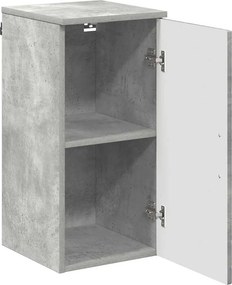vidaXL Ντουλάπι Μπάνιου Σκυρόδεμα Γκρι 30 x 31,5 x 61 εκ