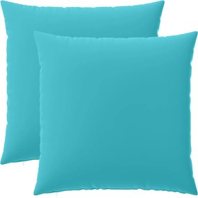 vidaXL Κάλυμμα Μαξιλαριού 2 pcs HEERLEN Τιρκουάζ 65 x 65 εκ.