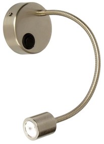 Φωτιστικό Τοίχου Με Διακόπτη Chrome VK/04023/MC VKLed Aluminium