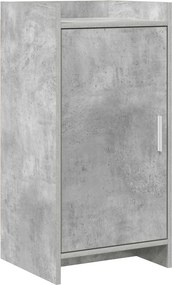 vidaXL Πλαϊνό γραφείο Γκρι Σκυροδέματος 40 x 36 x 80 εκ