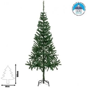Χριστουγεννιάτικο Δέντρο SantaClaus Φ80xΥ180εκ Πράσινο Crazy Christmas 36804 Globostar-36804-Πράσινο 36804