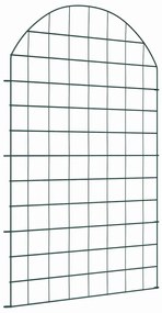 vidaXL Σετ φράχτη για λιμνούλες 8 pcs Πράσινο 50 x 80 cm Ατσάλι