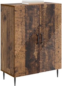 vidaXL Πλαϊνό γραφείο Παλαιωμένο ξύλο 66 x 34,5 x 89,5 εκ