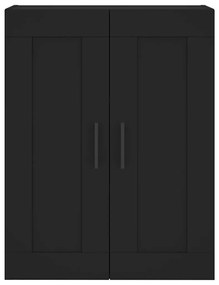 vidaXL Ντουλάπι Τοίχου Μαύρο 69,5 x 34 x 90 εκ. από Επεξεργασμένο Ξύλο