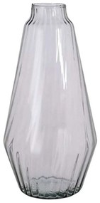 Βάζο Γυάλινο Silva 02.1051941 19x42cm Clear Γυαλί